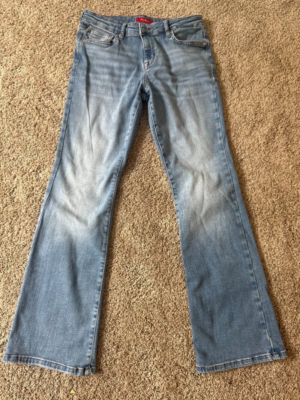Guess Mid Rise Boot Cut Denim